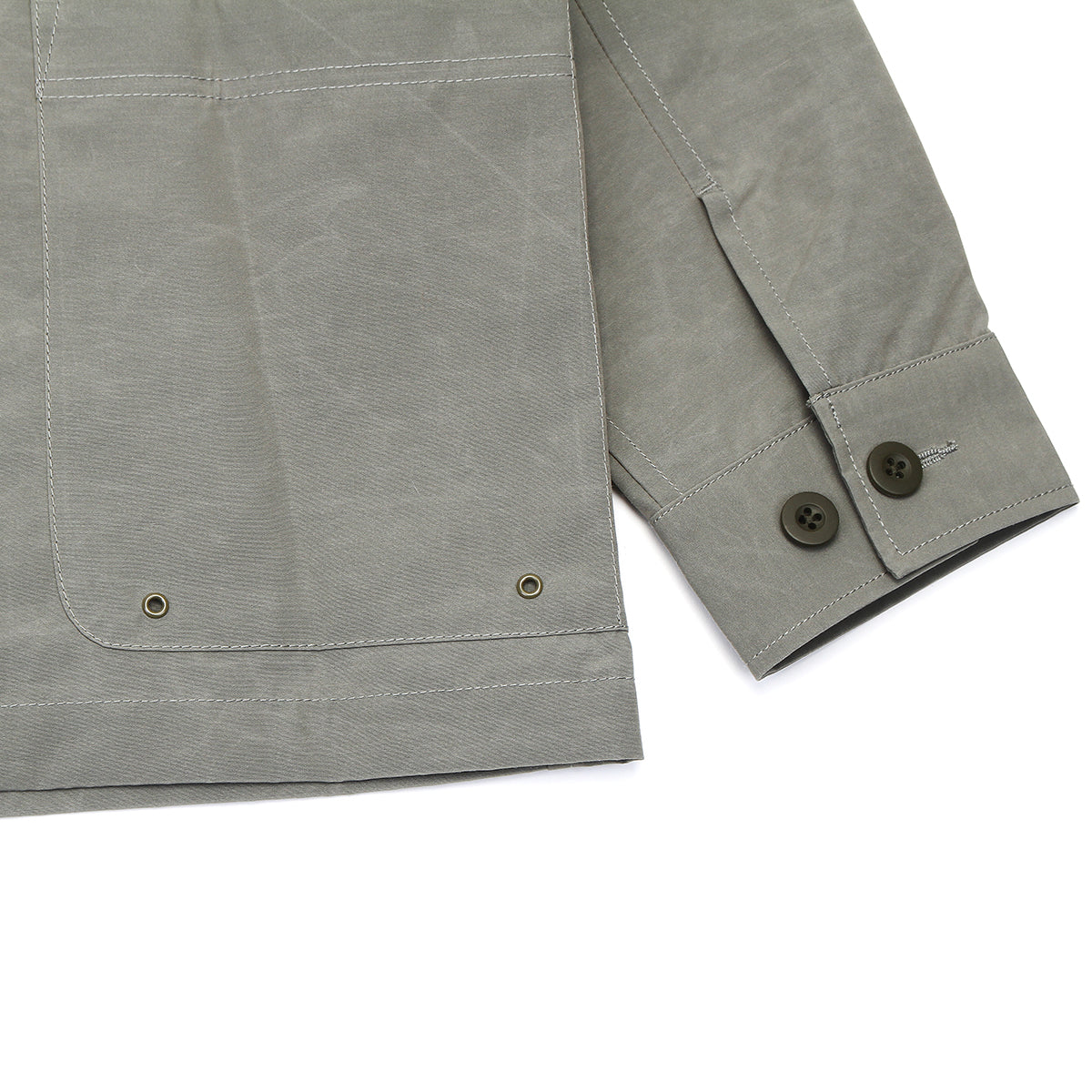 Snow Peak | Pe/Co Weather Jacket
Color : Grey Khaki