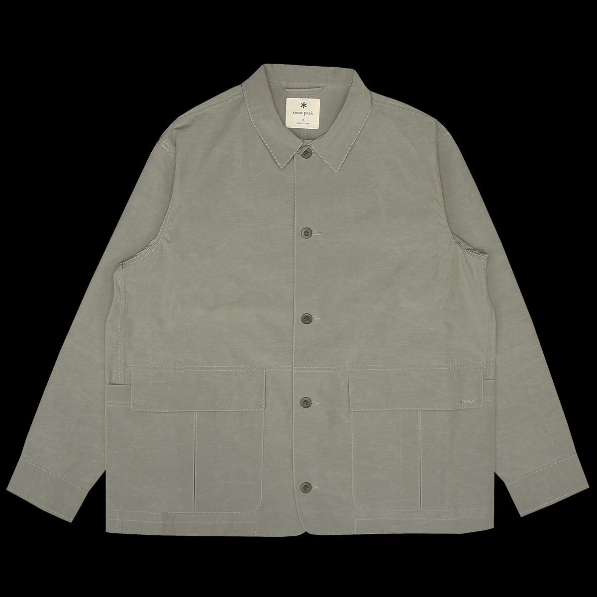 Snow Peak | Pe/Co Weather Jacket
Color : Grey Khaki