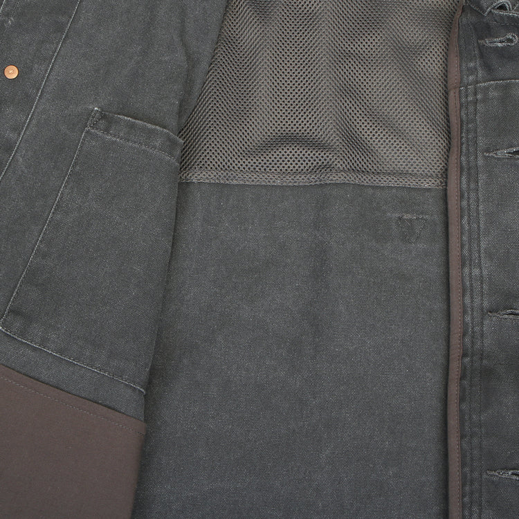 Snow Peak - Sulfur Dyed Fade Coverall
Color : Charcoal