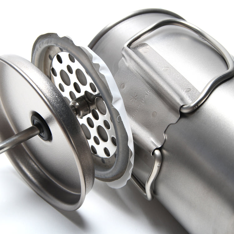 Snow Peak - Titanium French Press
Style # CS-111
Color : Silver