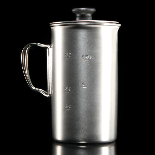 Snow Peak - Titanium French Press
Style # CS-111
Color : Silver
