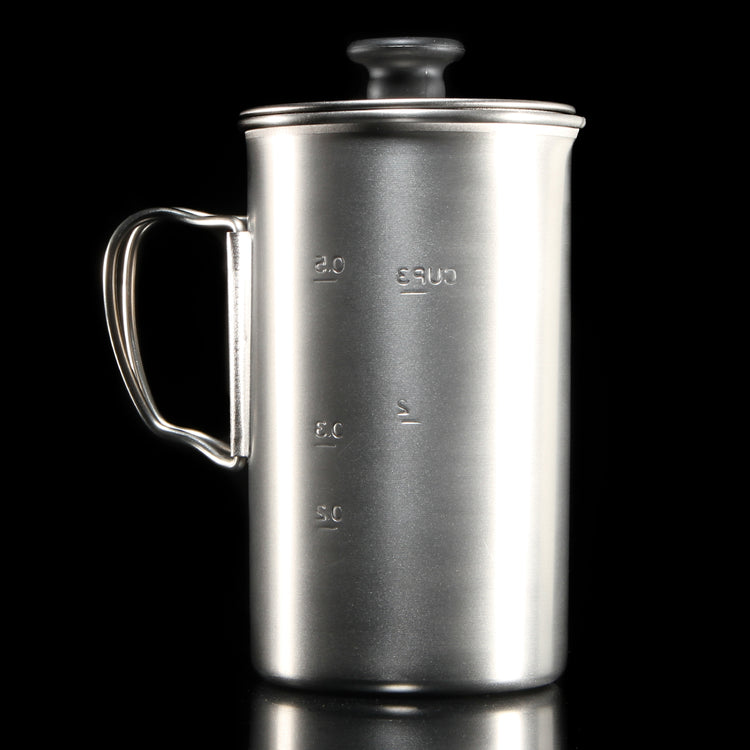 Snow Peak - Titanium French Press
Style # CS-111
Color : Silver