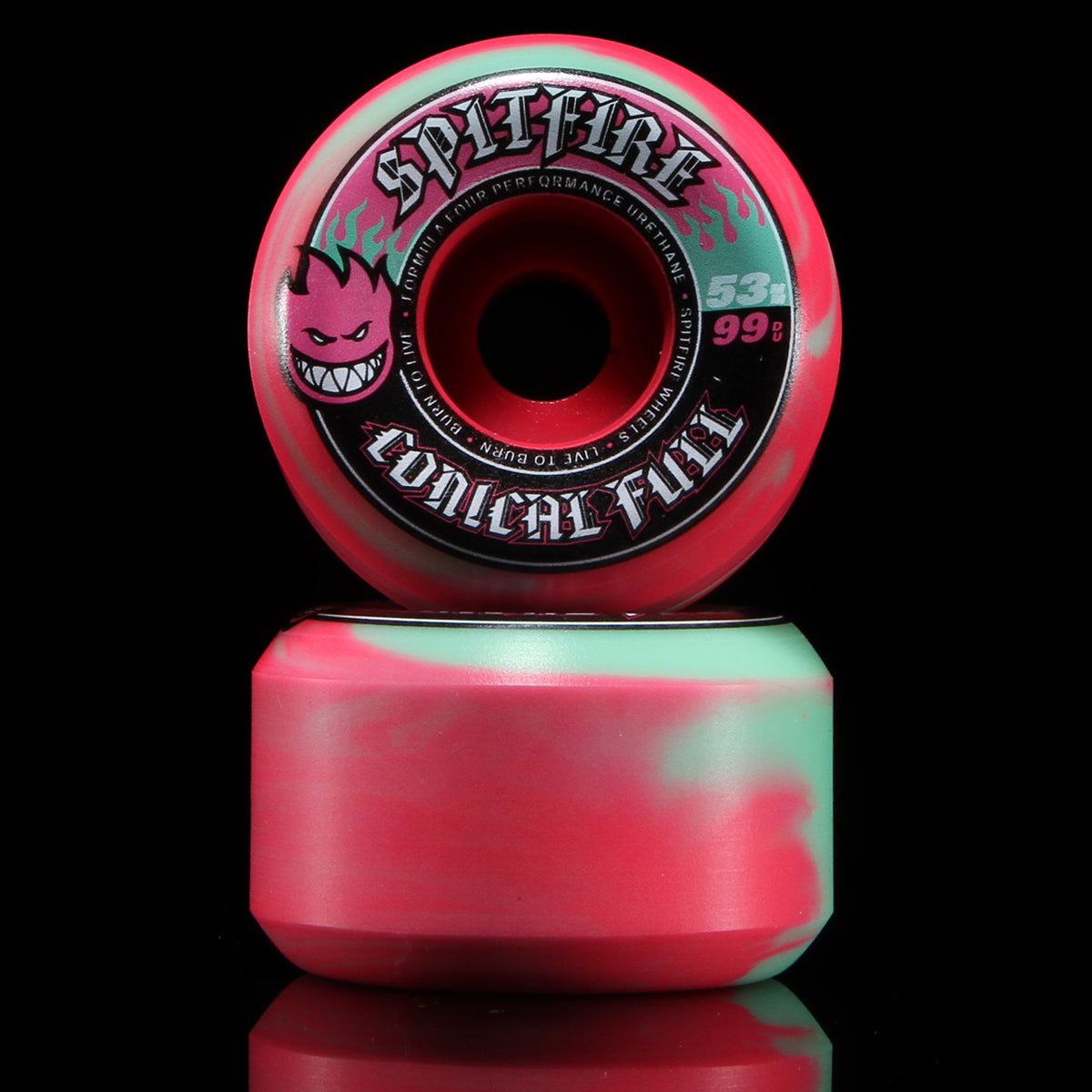 Spitfire - Formula Four Conical Full Wheel
Color : Swirl