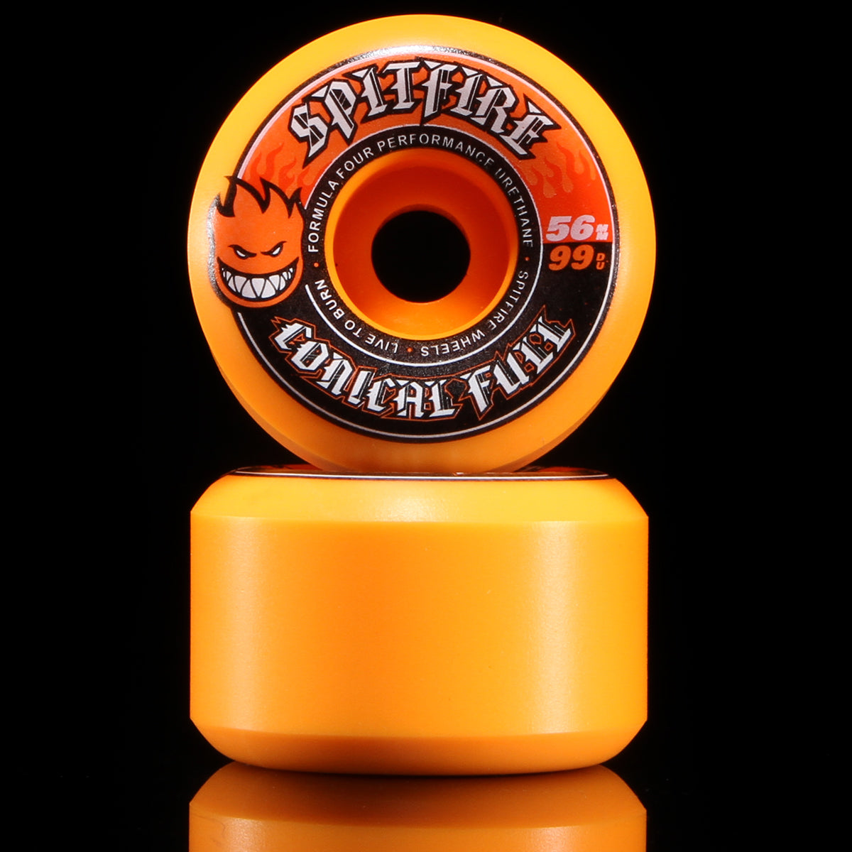 Spitfire - Formula Four Conical Full Wheel
Color : Orange