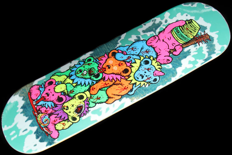 Strangelove Bears Deck - Turquoise 8.375"