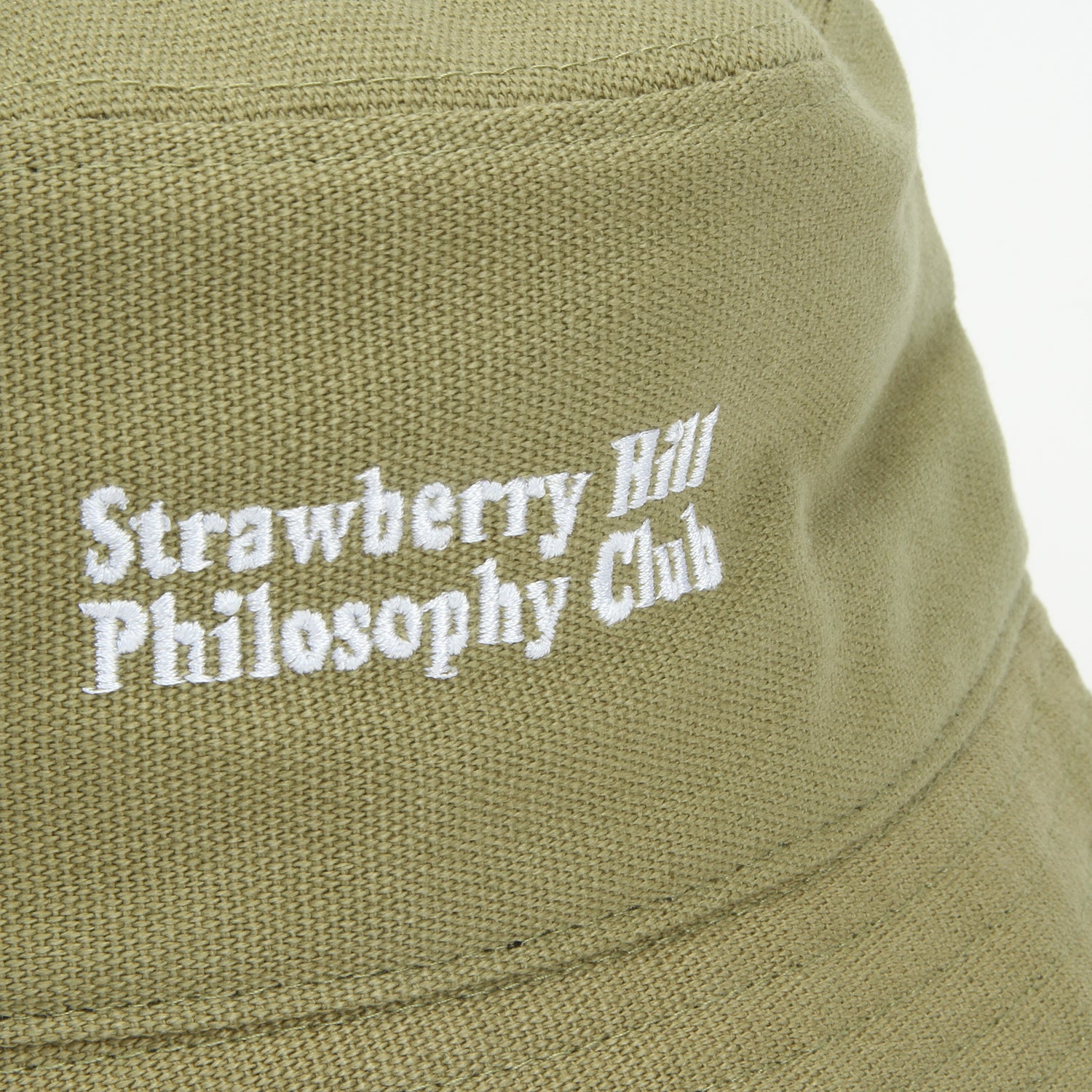 Strawberry Hill Philosophy Club | Duck Canvas Bucket Hat Color : Olive