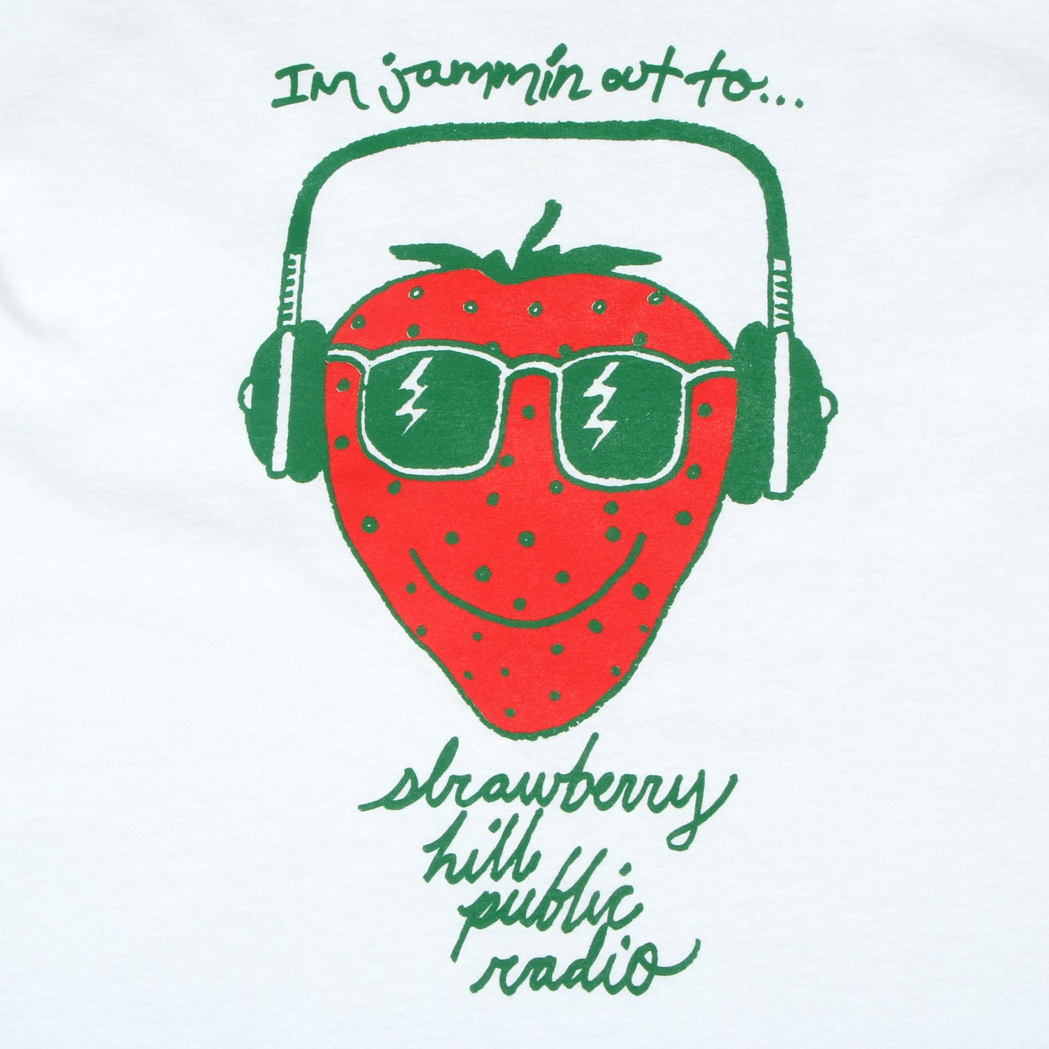 Strawberry Hill Philosophy Club | Jammin Out T-Shirt Color : White