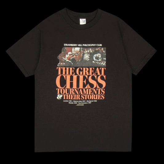 Strawberry Hill Philosophy Club - Great Chess Tournaments T-Shirt
Color : Black