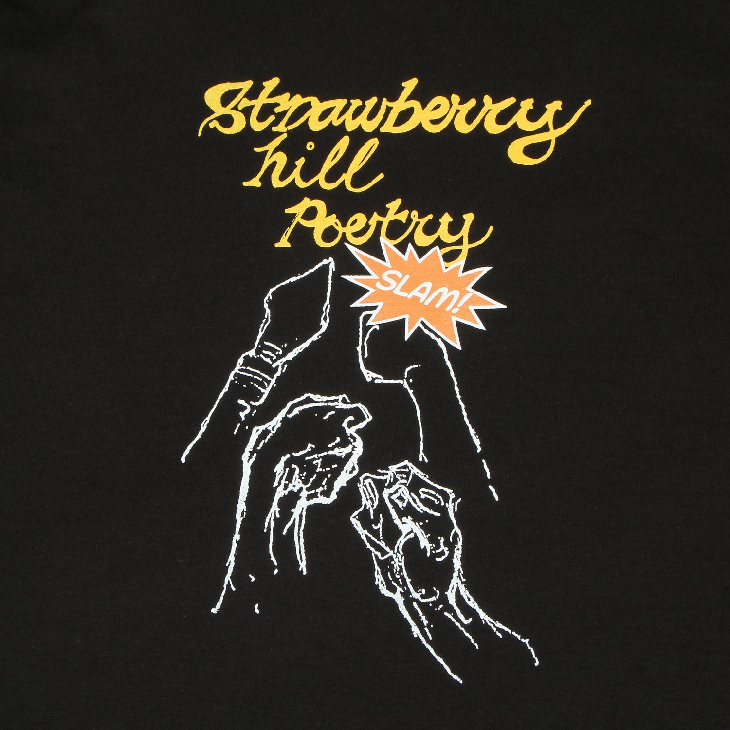 Strawberry Hill Philosophy Club | Poetry Slam T-Shirt Color : Black