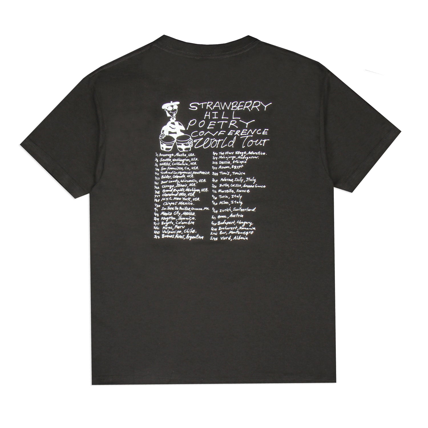 Strawberry Hill Philosophy Club | Poetry Slam T-Shirt Color : Black
