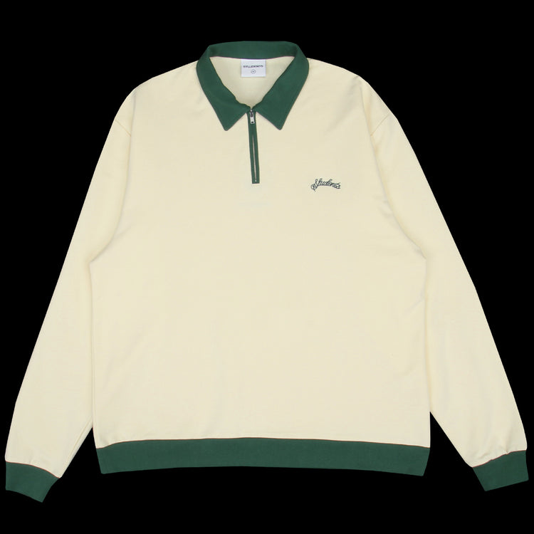 Students | Archibald L/S Polo Shirt Cream