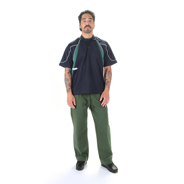 Students - Arts Baggy Herringbone Twill Pants
Color : Forest