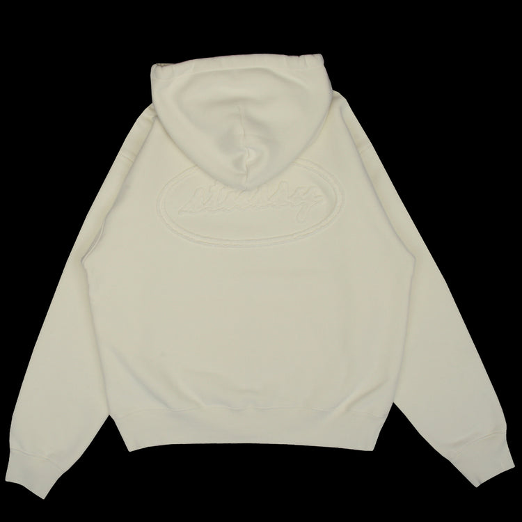 Stussy - Cursive Applique Zip Hood
Style # 118617
Color : Natural