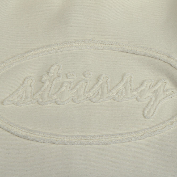 Stussy - Cursive Applique Zip Hood
Style # 118617
Color : Natural