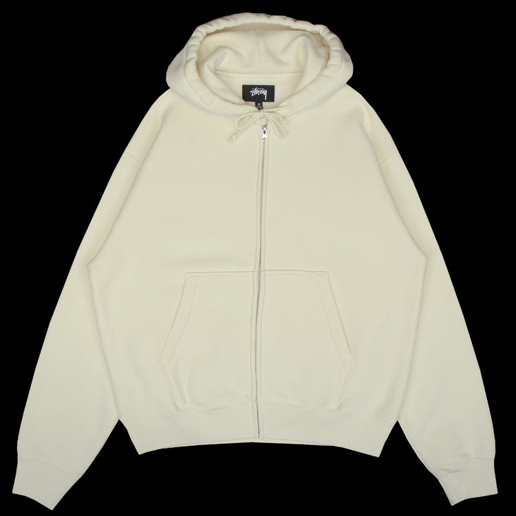Stussy - Cursive Applique Zip Hood
Style # 118617
Color : Natural