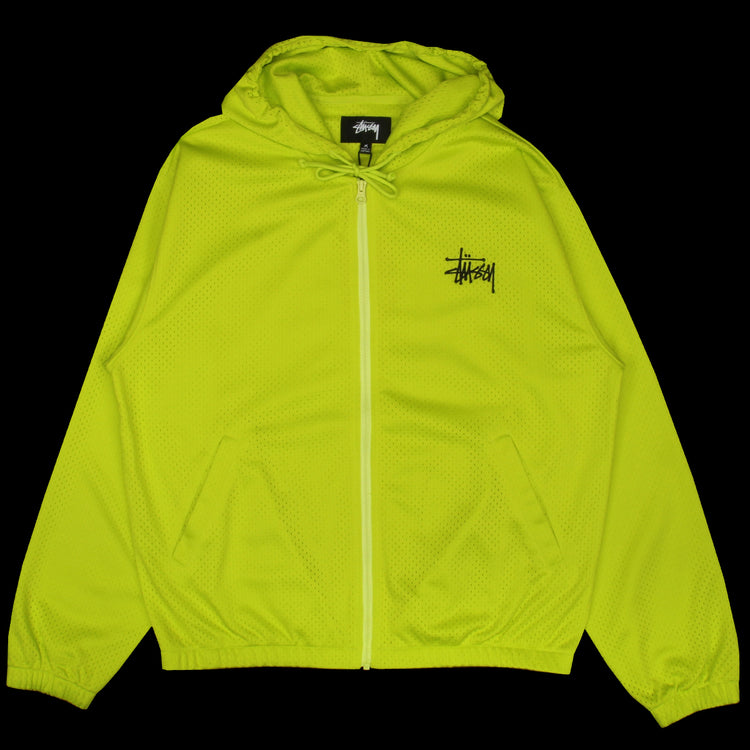 Stussy - Athletic Mesh Zip Hood
Style # 1140391
Color : Safety Green