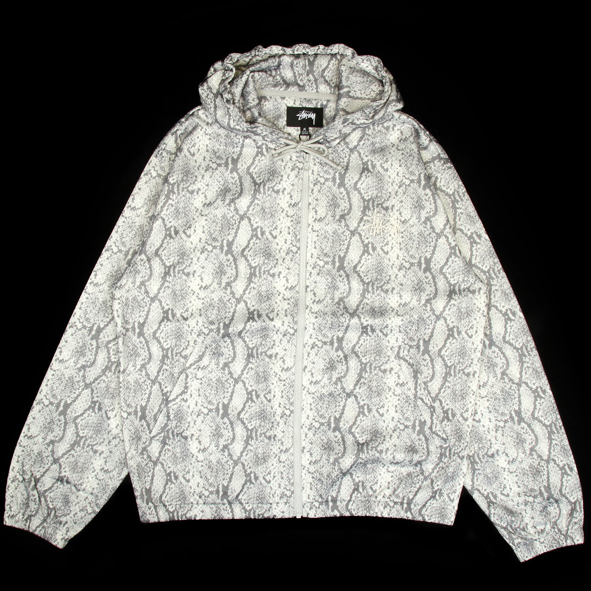 Stussy - Athletic Mesh Zip Hood
Style # 1140391
Color : Snake