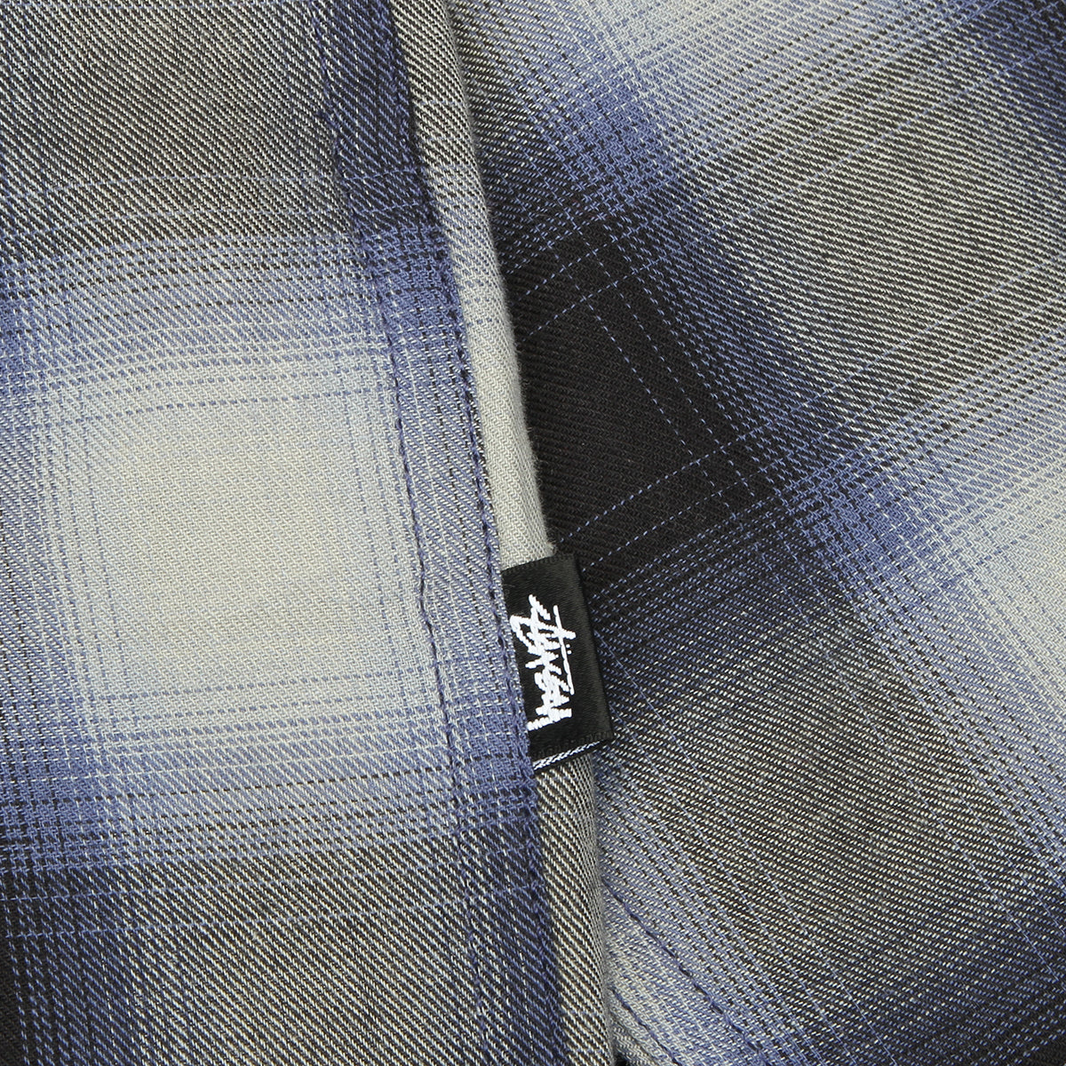 Stussy - Beach Ombre Plaid Shirt
Style # 1110391
Color : Black