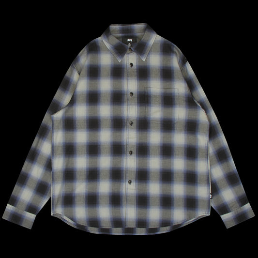 Stussy - Beach Ombre Plaid Shirt
Style # 1110391
Color : Black