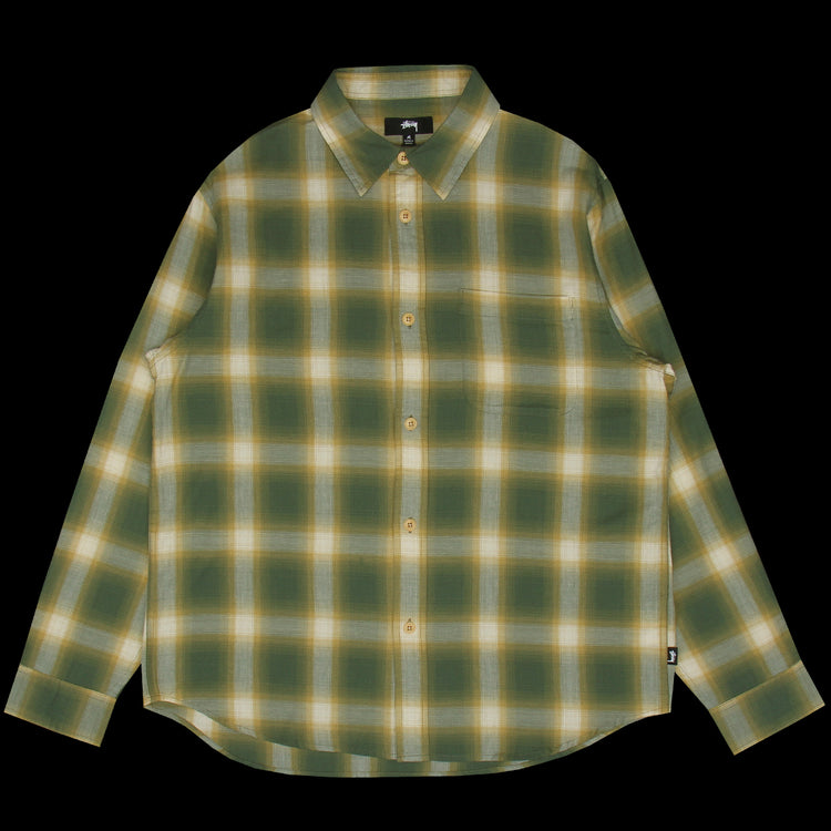 Stussy - Beach Ombre Plaid Shirt
Style # 1110391
Color : Green