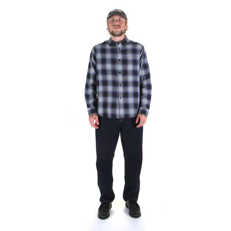 Stussy - Beach Ombre Plaid Shirt
Style # 1110391
Color : Black