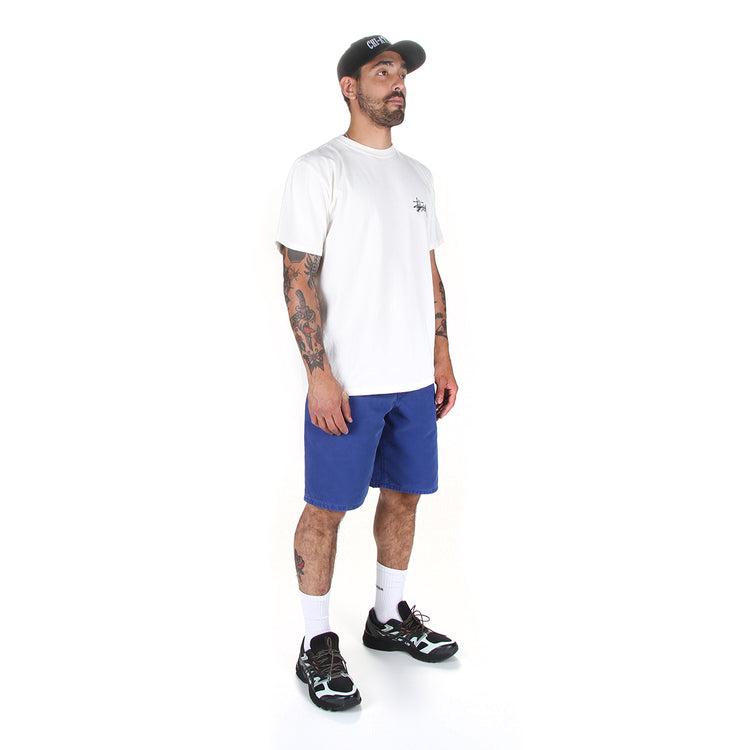 Stussy | Big Ol' Short Washed Canvas Style # 112277 Color : Baja Blue