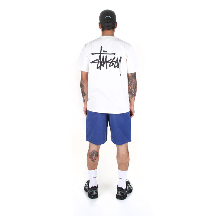 Stussy | Big Ol' Short Washed Canvas Style # 112277 Color : Baja Blue