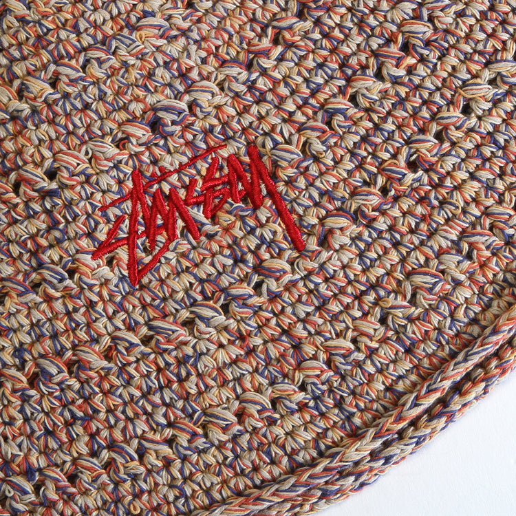 Stussy - Hemp Stock Knit Bucket Hat
Style # 1321268
Color : Multi Tan