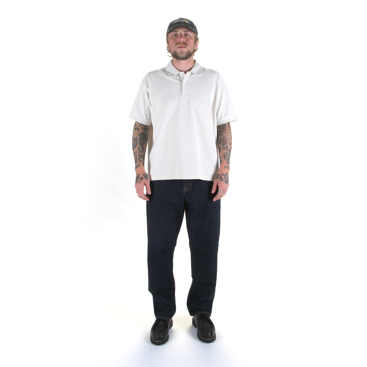 Stussy - Classic Pique Polo
Style # 1140367
Color : Off White