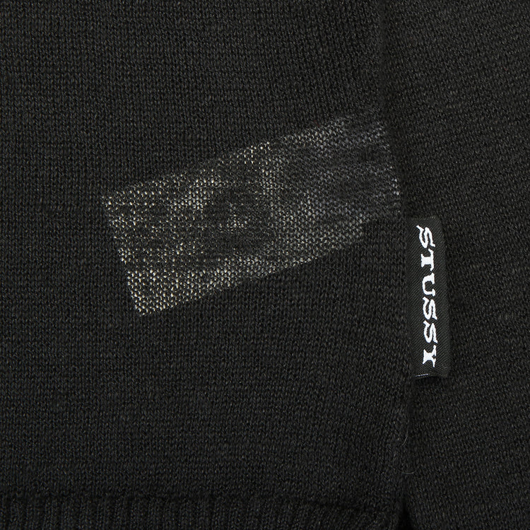 Stussy - Lightweight Striped Sweater
Style # 117297
Color : Black