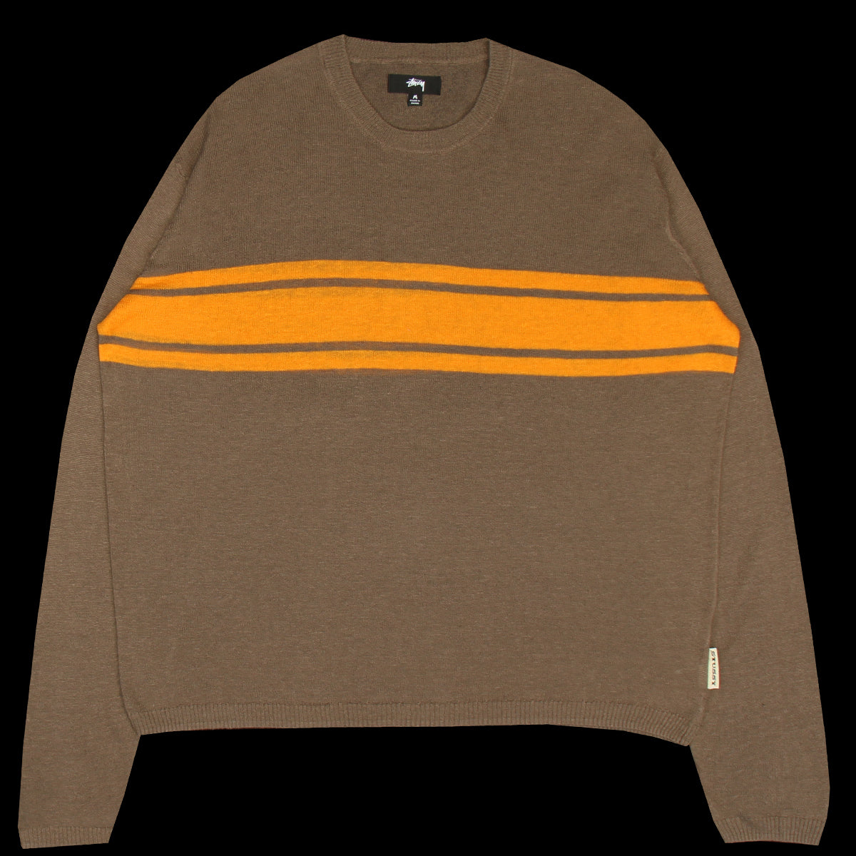 Stussy - Lightweight Striped Sweater
Style # 117297
Color : Brown