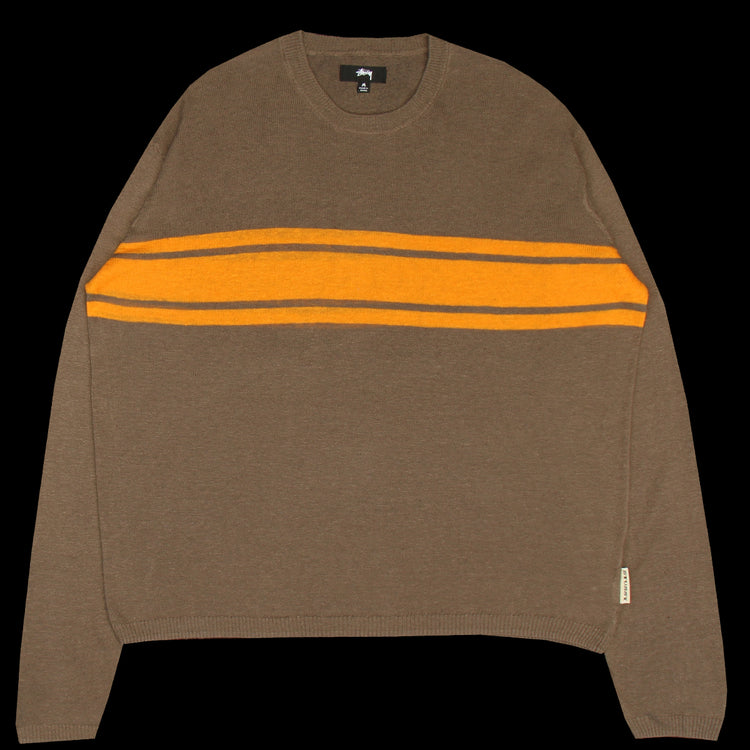 Stussy - Lightweight Striped Sweater
Style # 117297
Color : Brown