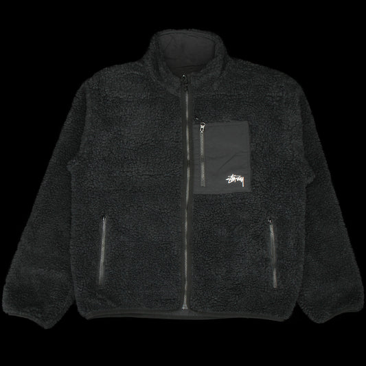 Stussy | Sherpa Reversible Jacket
Style # 118529
Color : Black