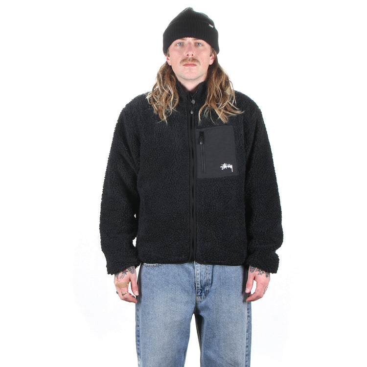 Stussy | Sherpa Reversible Jacket
Style # 118529
Color : Black