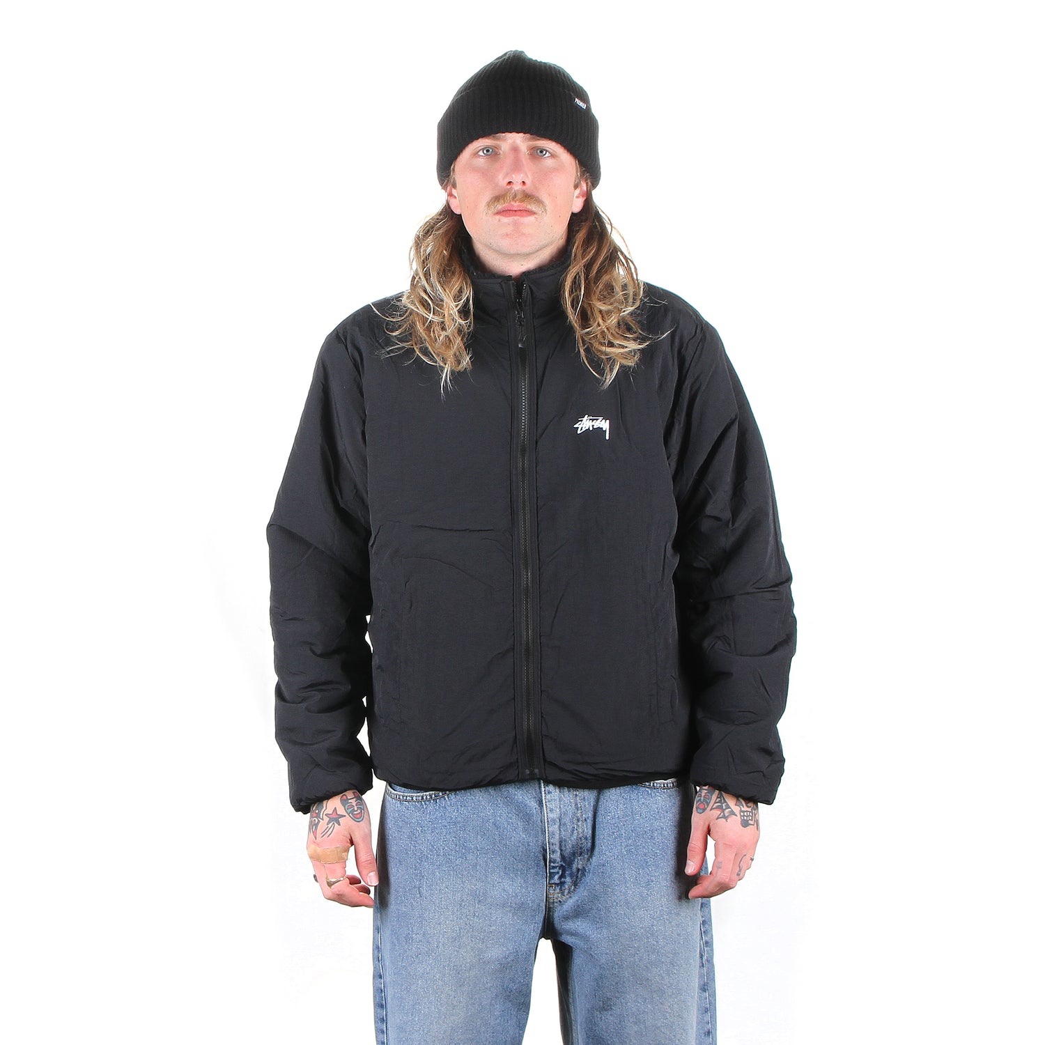 Stussy | Sherpa Reversible Jacket Black