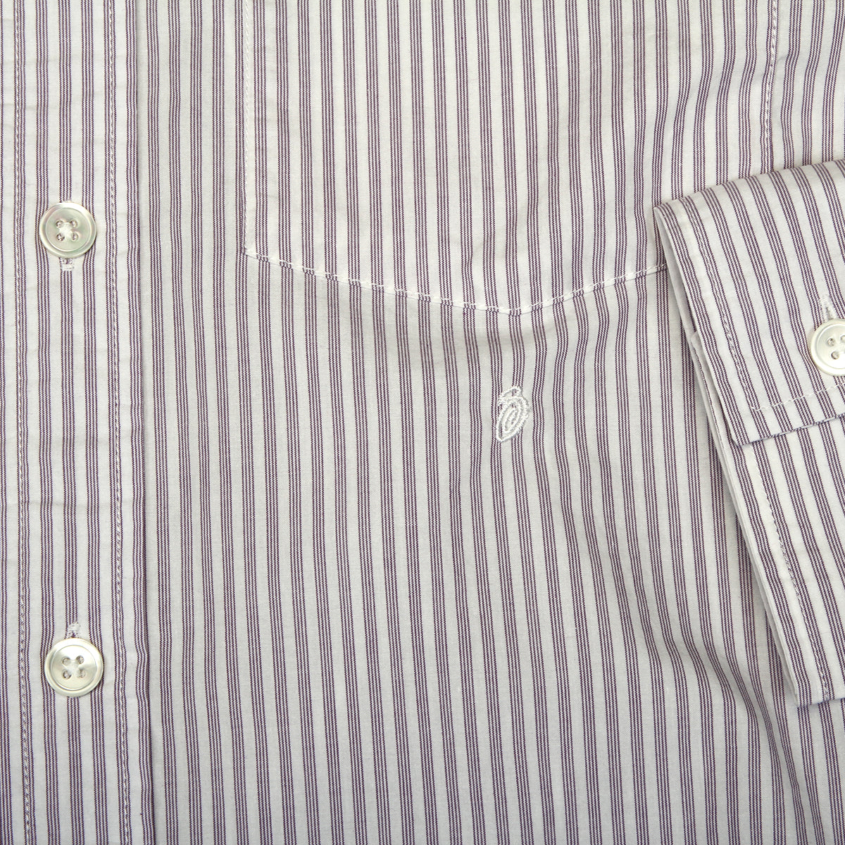 Stussy - Standard Shirt
Style # 1110388
Color : Purple Stripe