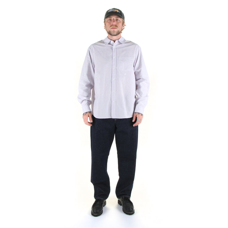 Stussy - Standard Shirt
Style # 1110388
Color : Purple Stripe