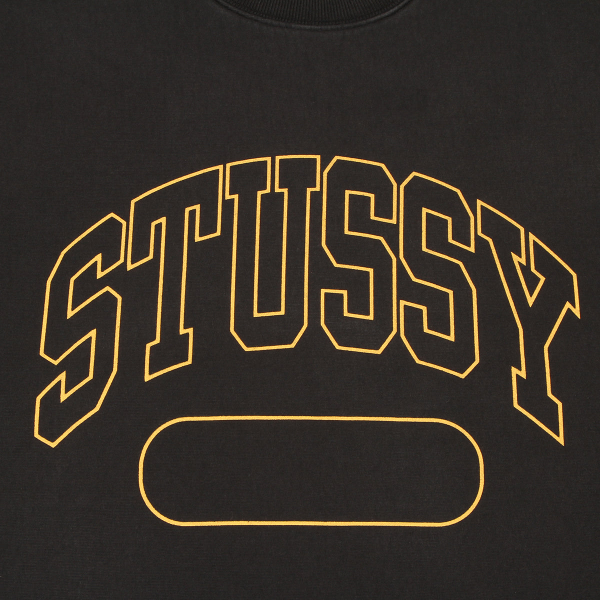 Stussy Varsity Oversized Crew Black