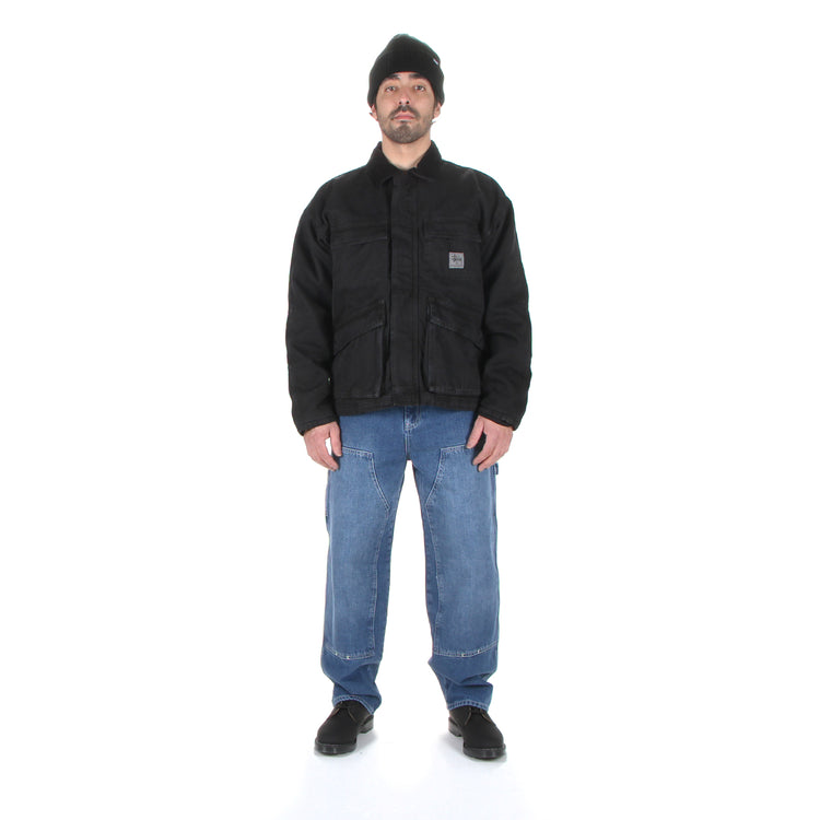 Stussy | Washed Canvas Shop Jacket Black