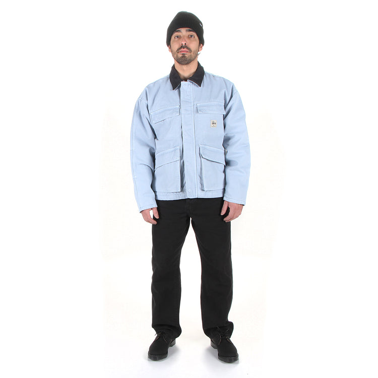 Stussy | Washed Canvas Shop Jacket Light Blue