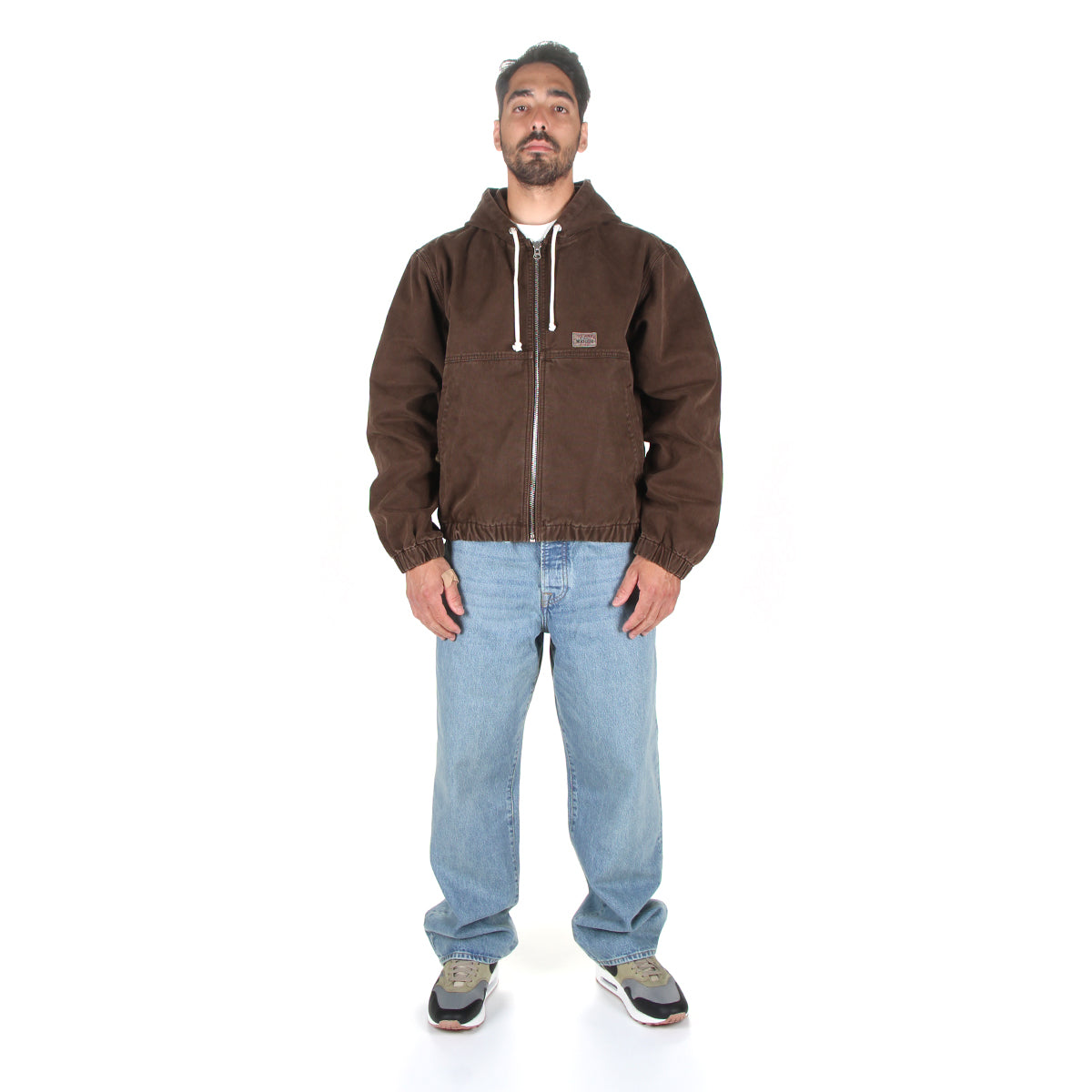 Stussy | Work Jacket Unlined Canvas Style # 115757 Color : Brown