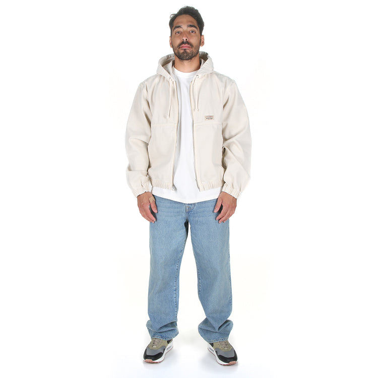 Stussy | Work Jacket Unlined Canvas Style # 115757 Color : Vintage Natural