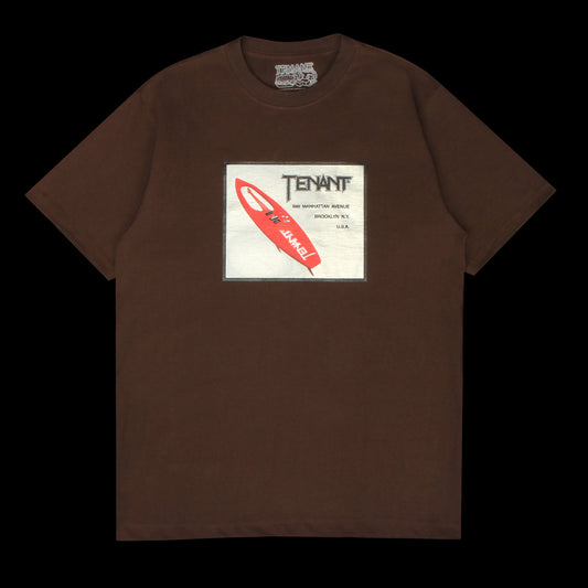 Tenant - Takanaka T-Shirt
Color : Brown