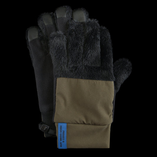 tet. - Mountain Fleece Glove
Style # TET-CL1005
Color : Black / Khaki