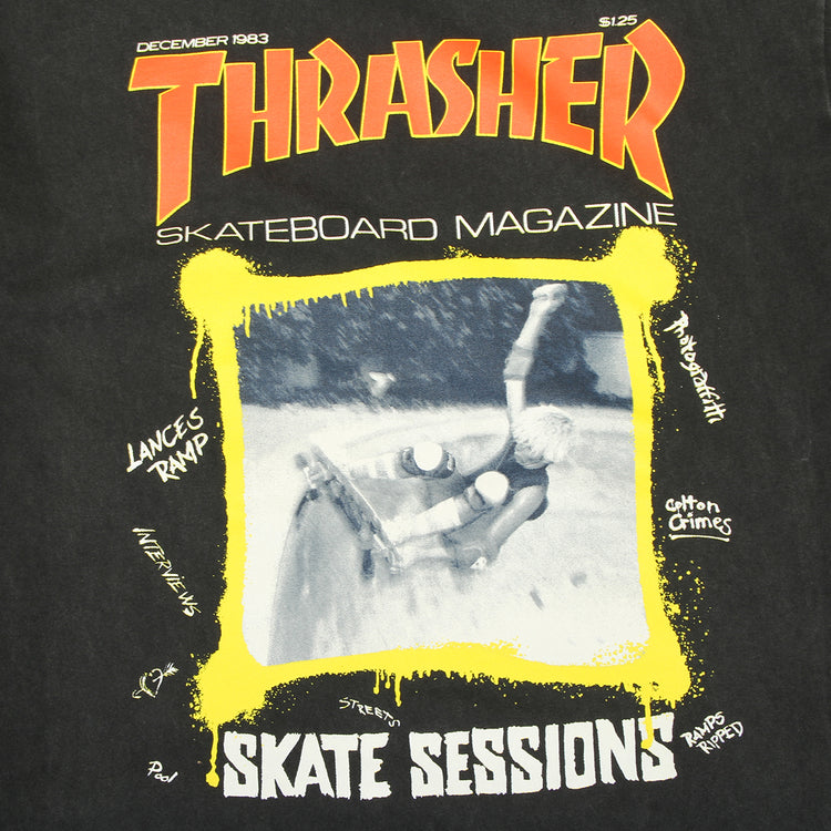 Thrasher - December 1983 Vintage T-Shirt
Color : Vintage Black