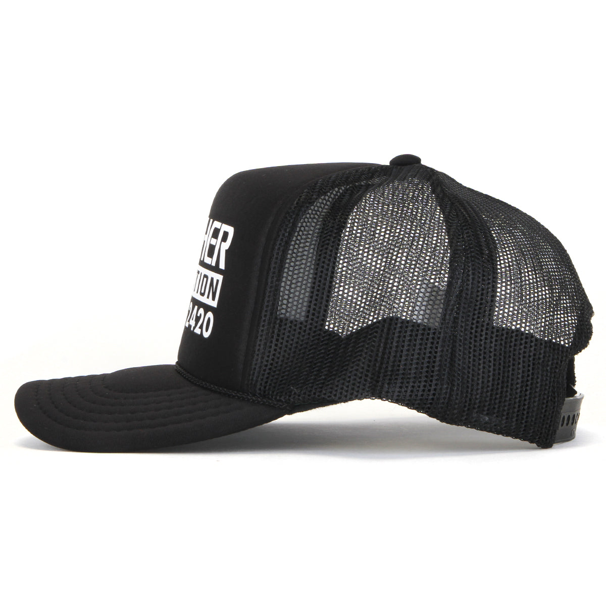 Thrasher - Destruction Trucker Hat
Color : Black