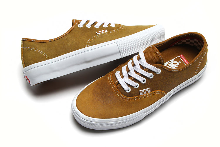 Vans Skate Authentic Leather Golden Brown