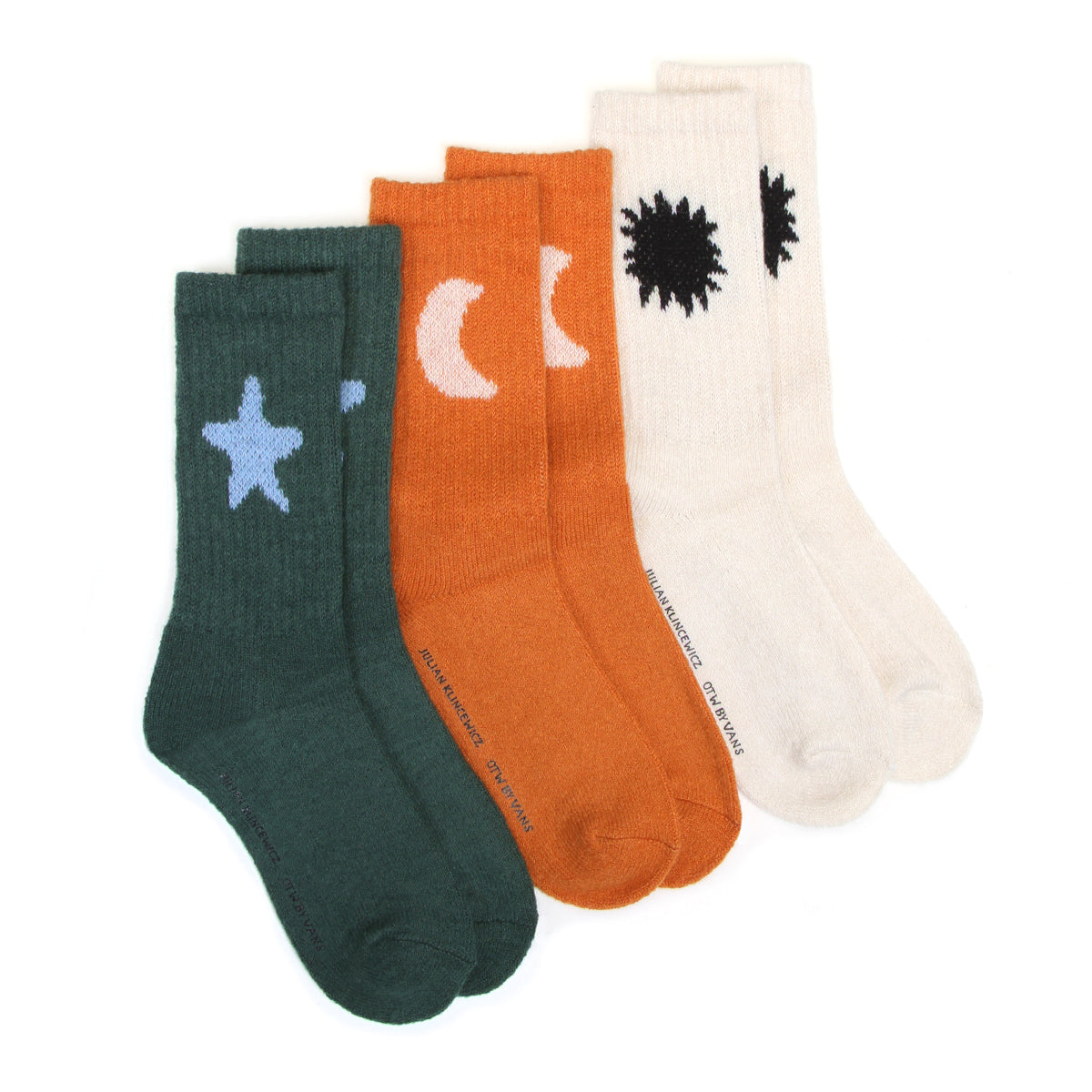 Vans OTW x Julian Klincewicz Socks (3-Pack)
Style # VN000RSA4481
Color : Multi