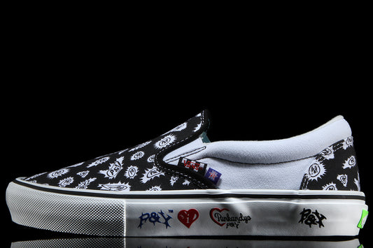 Vans - Skate Slip-On x P&Y
Style # VN000EKPY281
Color : Black / White