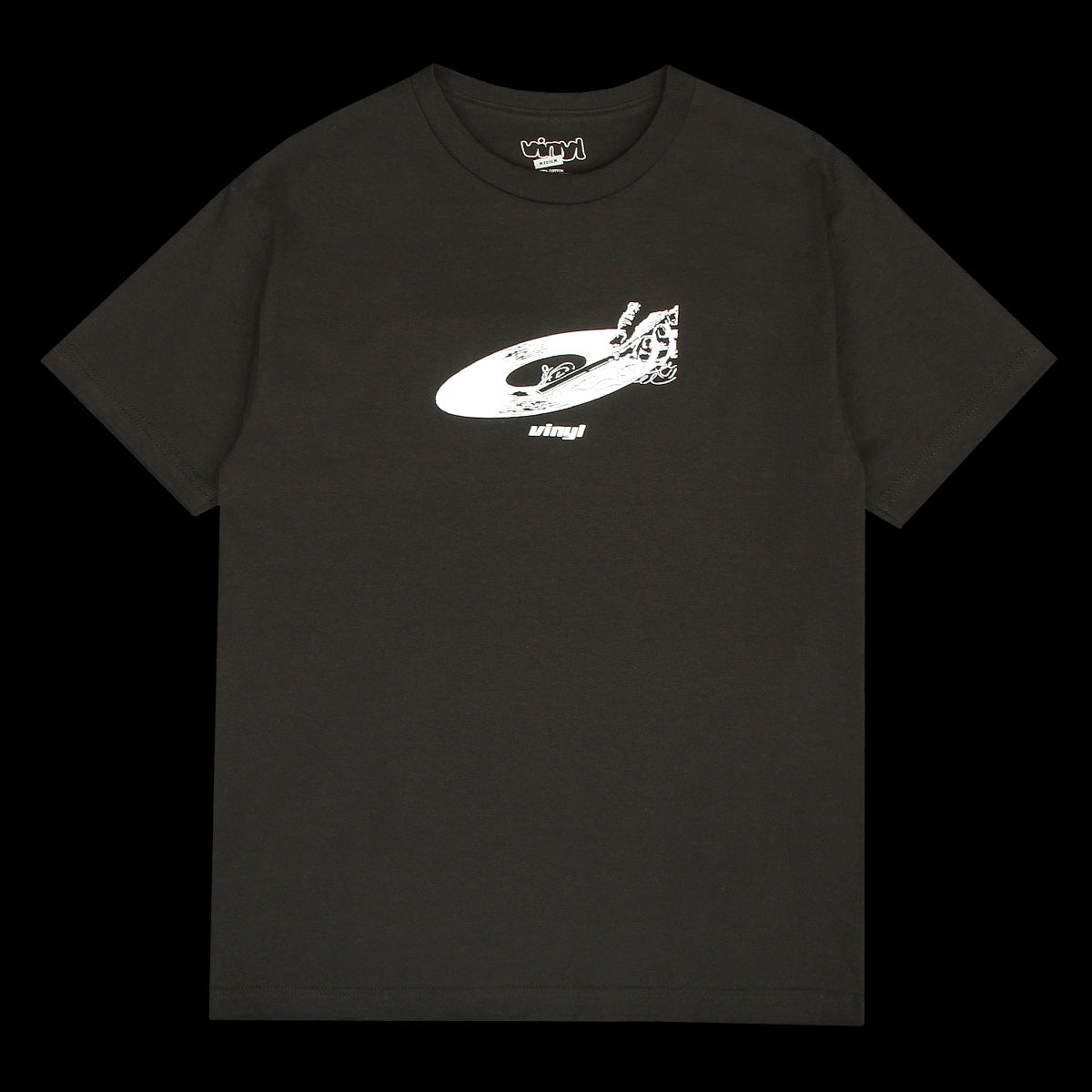 Vinyl - Record T-Shirt
Color : Black